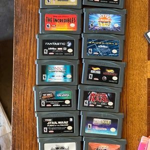 Various Nintendo games